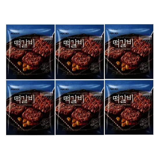 피코크 떡갈비 450gx6팩