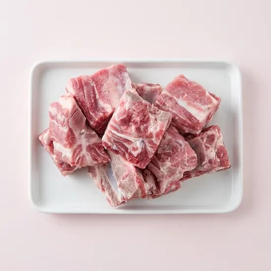오늘만특가) 신선하랑 한돈 돼지 등뼈, 4kg, 1박스