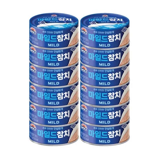 사조 마일드참치 12입(100gx6+85gx6)