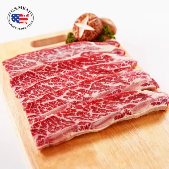 빽패커 미국산 초이스등급 꽃갈비 6/7/8번 LA갈비 1kg