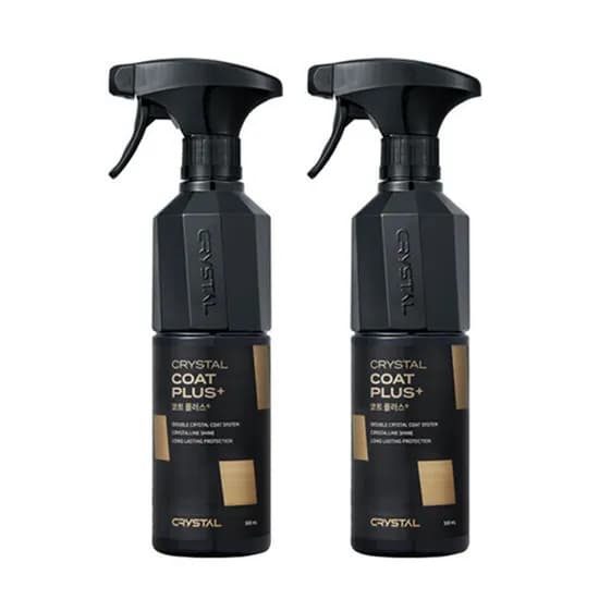 불스원 뉴크리스탈코트 플러스 유리막코팅제 자동차 물왁스 광택 발수코팅효과 500ml
