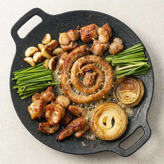 PICK) 구이삼 소곱창 모둠 한판, 610g, 1팩