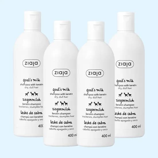 하루특가) 지아자 산양유 헤어샴푸, 400ml, 4개