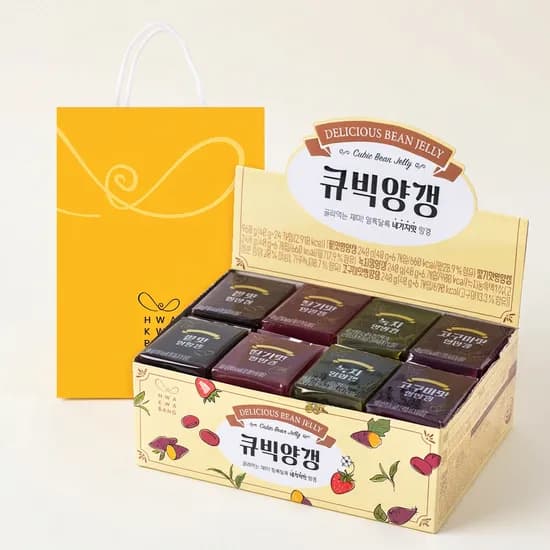 역대급특가) 화과방 큐빅양갱, 40g, 24개입, 1개