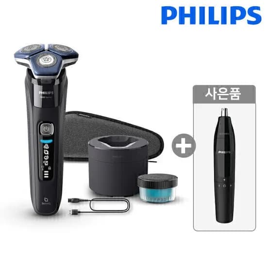 필립스 SkinIQ 7000 시리즈 전기면도기 (S7886/70) / 사은품증정 콧털제거기