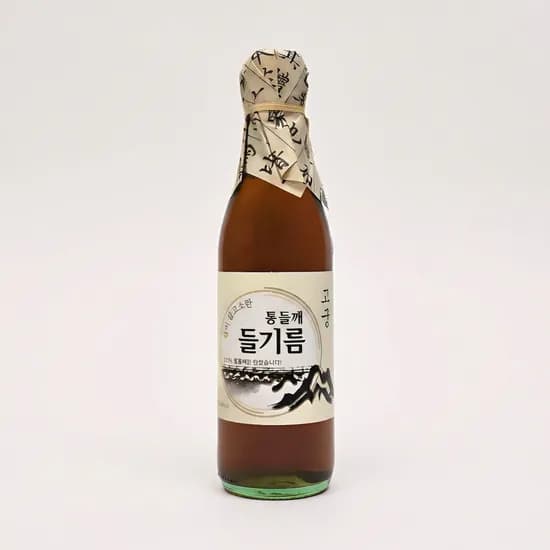 하루특가) 고궁 통들깨 들기름 100퍼센트, 350ml, 4개