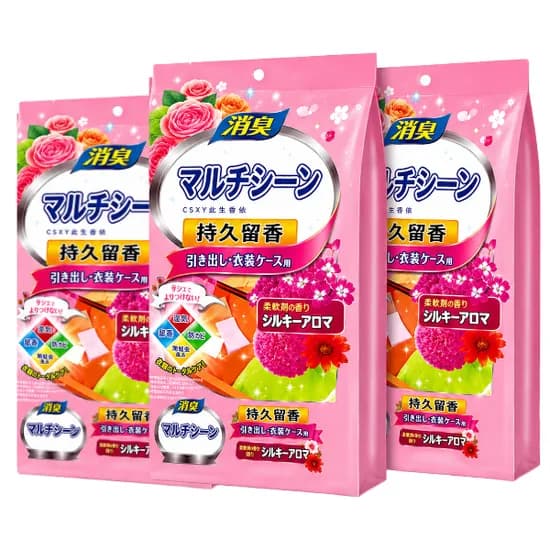 하루특가) 일본식 의류용 방충 방습제, 장미향, 2ml, 48개입, 3개
