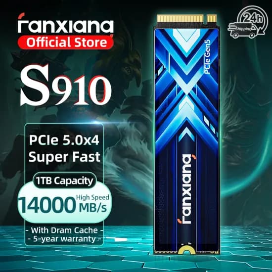 Fanxiang S910 Pro M.2 SSD 1TB PCIe 5.0 M.2 NVMe