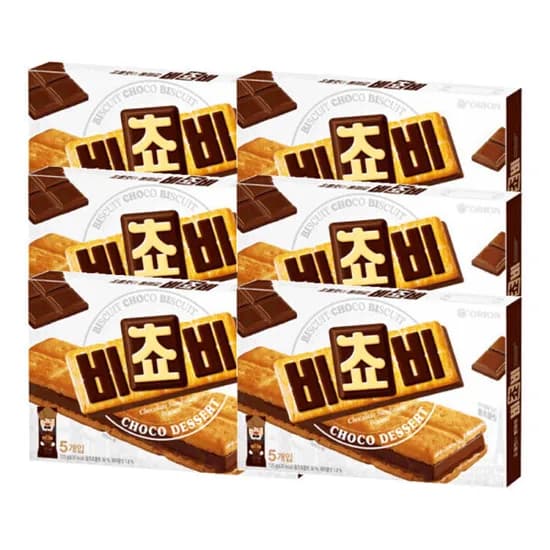 오리온 비쵸비 5P 125g x 6박스