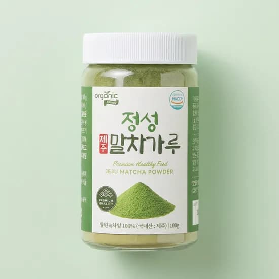 하루특가) 오가닉프렌즈 정성 제주 말차 가루, 100g, 1개