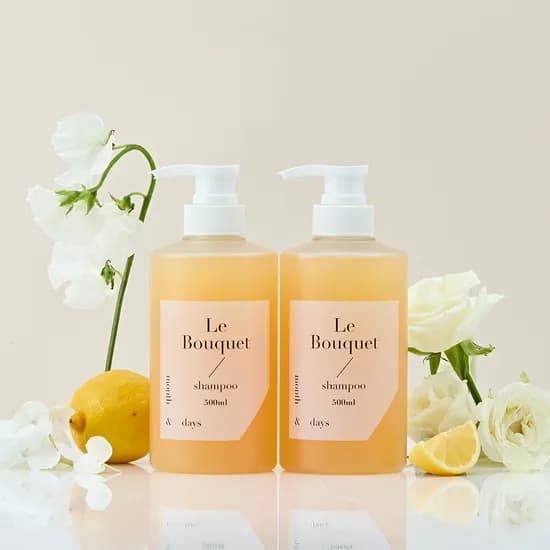 먼스앤데이즈 퍼퓸케어 샴푸 르 부케 플로럴향 500ml 2개