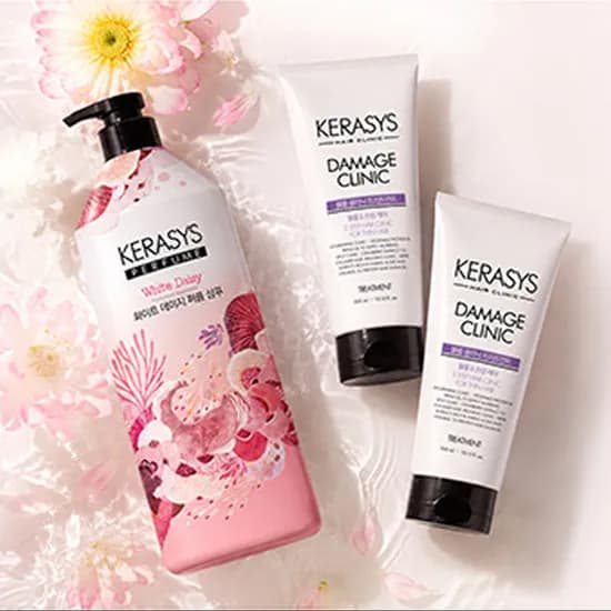케라시스 화이트 데이지 퍼퓸 샴푸 1L 1개 외 볼륨 클리닉 트리트먼트 300ml 2개