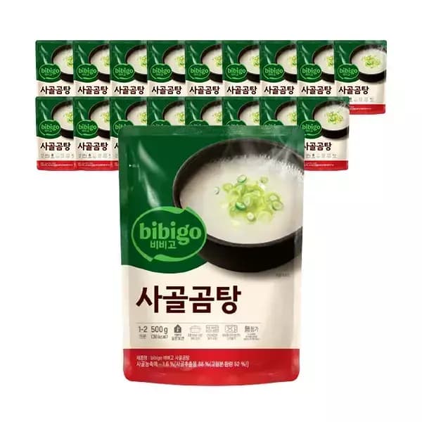 CJ 비비고 사골곰탕 500g 18개