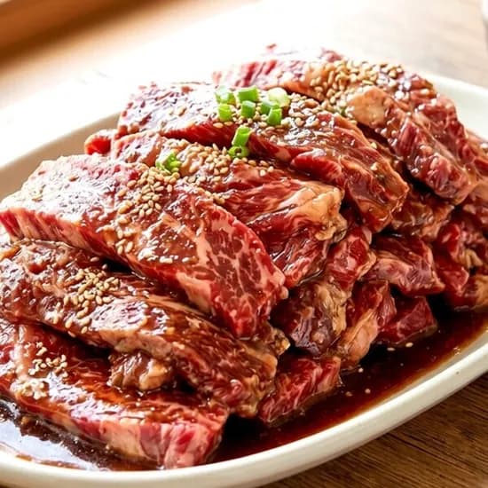대용량 1kg 국대 황제 양념 소갈비살 구이 1kg 5인분 구성