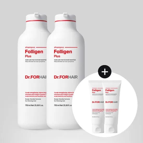 폴리젠 탈모완화 볼륨강화 플러스 대용량 샴푸 750ml 2개