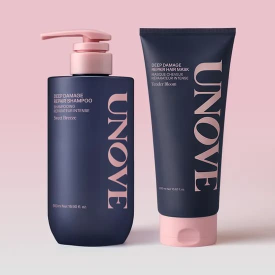 어노브 딥 데미지 리페어 손상모 케어 듀오 샴푸 500g 트리트먼트 EX 대용량 320ml