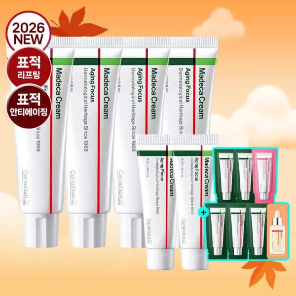 동국제약 마데카크림 에이징포커스 50ml 4개+15ml 2개+사은품 35,900원