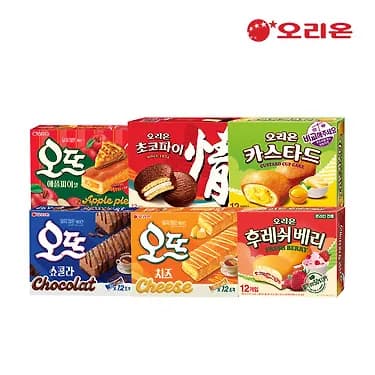 후레쉬베리 오뜨 초코파이 카스타드 인기파이 모음