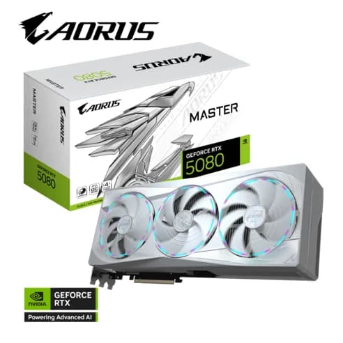 GIGABYTE AORUS 지포스 RTX 5080 MASTER ICE D7 16GB 제이씨현