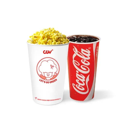 CGV 팝콘M 1개 + 탄산M 1개