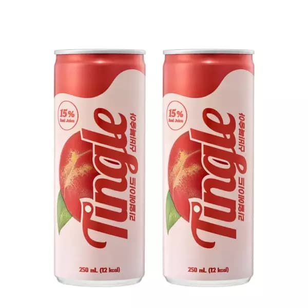 팅글 리얼에이드 신비복숭아 250mL X 48캔