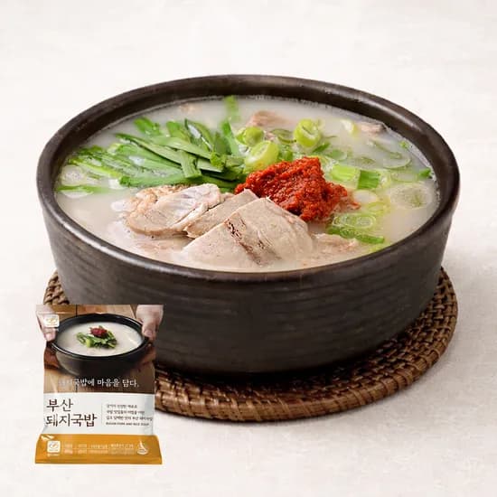 부산 돼지국밥600g 4봉 + 다대기 포함