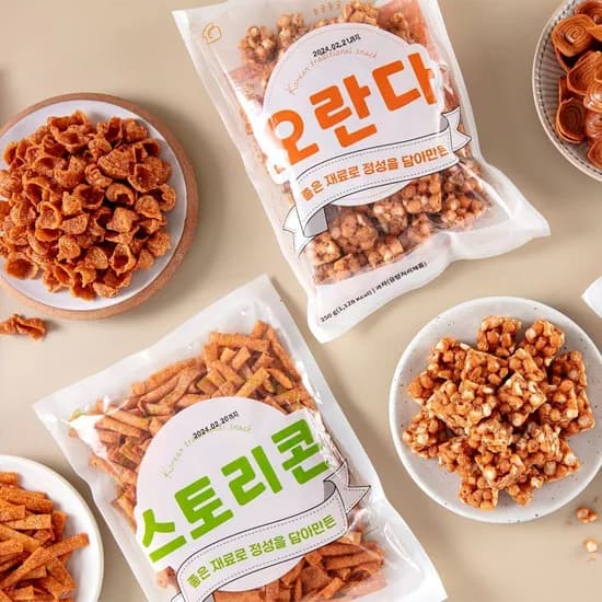 추억의 옛날 과자 8봉 총 2kg