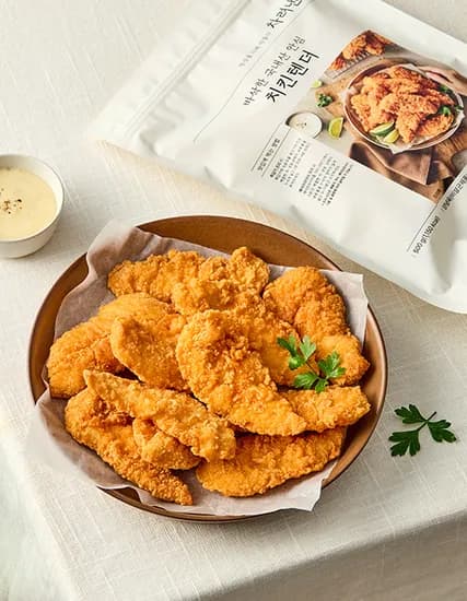 바삭한 국내산 안심 치킨텐더