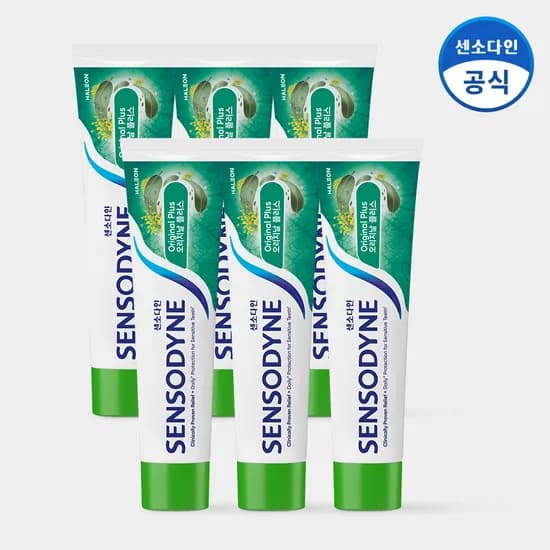 센소다인 오리지날 플러스 민감성 치약 100g, 6개