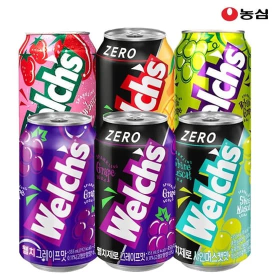 웰치스 제로 포도 355ml 24개입