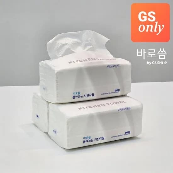 바로씀 뽑아쓰는 키친타올 100매 9팩 / 토스