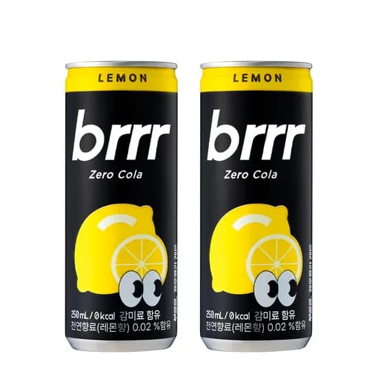 부르르 제로콜라 레몬 250ml 30캔