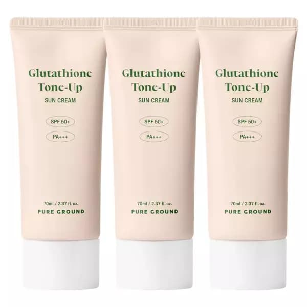 글루타치온 톤업 선크림 SPF50+ PA+++ 70ml 3개