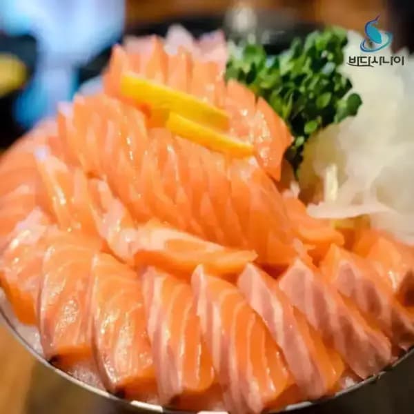노르웨이 생연어 딥스킨 1kg