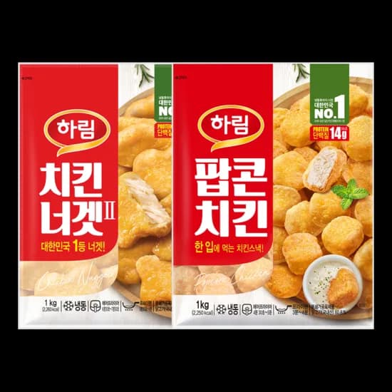팝콘치킨 1kg 외 1종