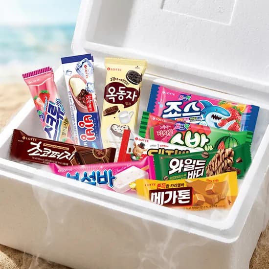 롯데 바 아이스크림 10종 5개씩