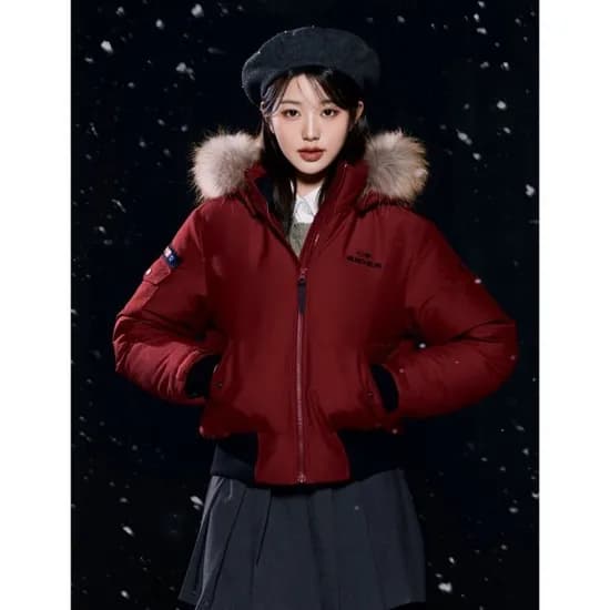 아이더 숏패딩 스투키