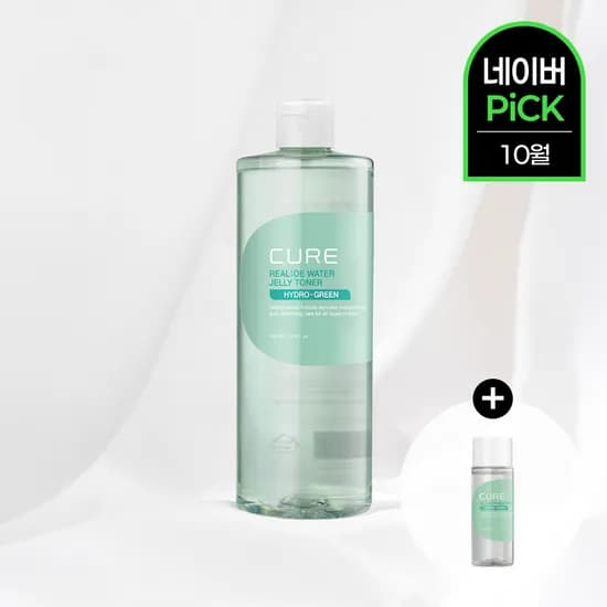 큐어 알로에 워터 젤리토너 500ml
