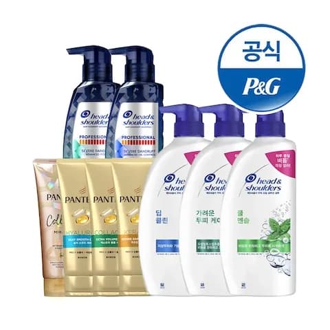 헤드앤숄더 샴푸 800ml/850ml 3개+미니샴푸 2개 24,311원