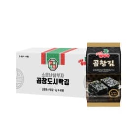 소문난삼부자 곱창도시락김 5g 40봉