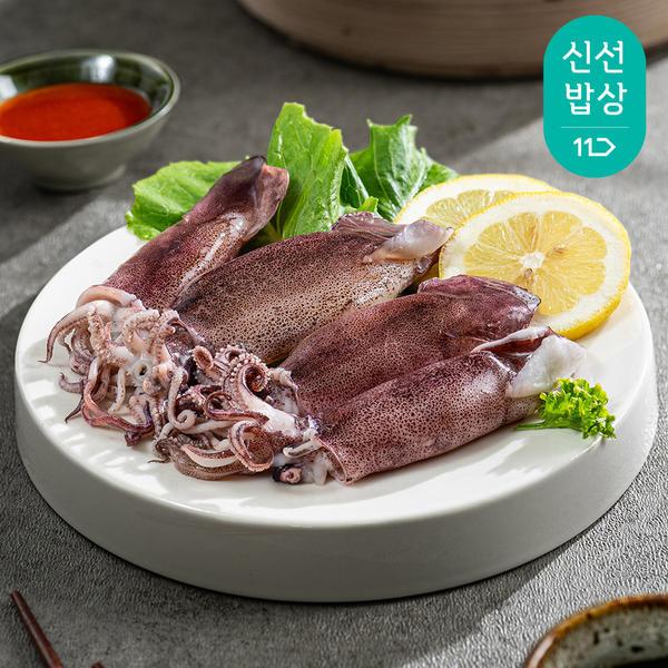 자연산 통 한치 오징어 500g (15-23미) x 2팩