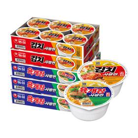 육개장사발면18개 + 김치사발면12개