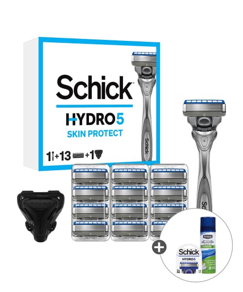 쉬크 하이드로5 스킨프로 날13입+면도기+케이스1개+추가증정 날2개+ 쉐이브 폼60g