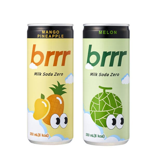 부르르 밀크소다 제로 메론 250ml x30캔