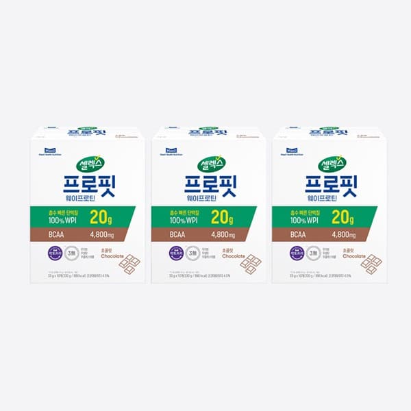 프로핏 웨이프로틴 파우더 스틱 초콜릿 3박스 (33g X 30포)