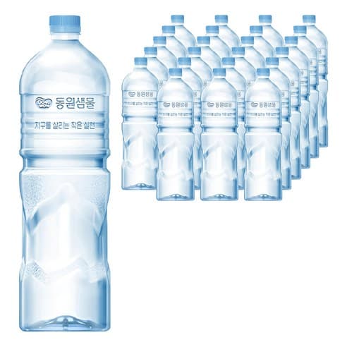 동원샘물 무라벨 2L 24개