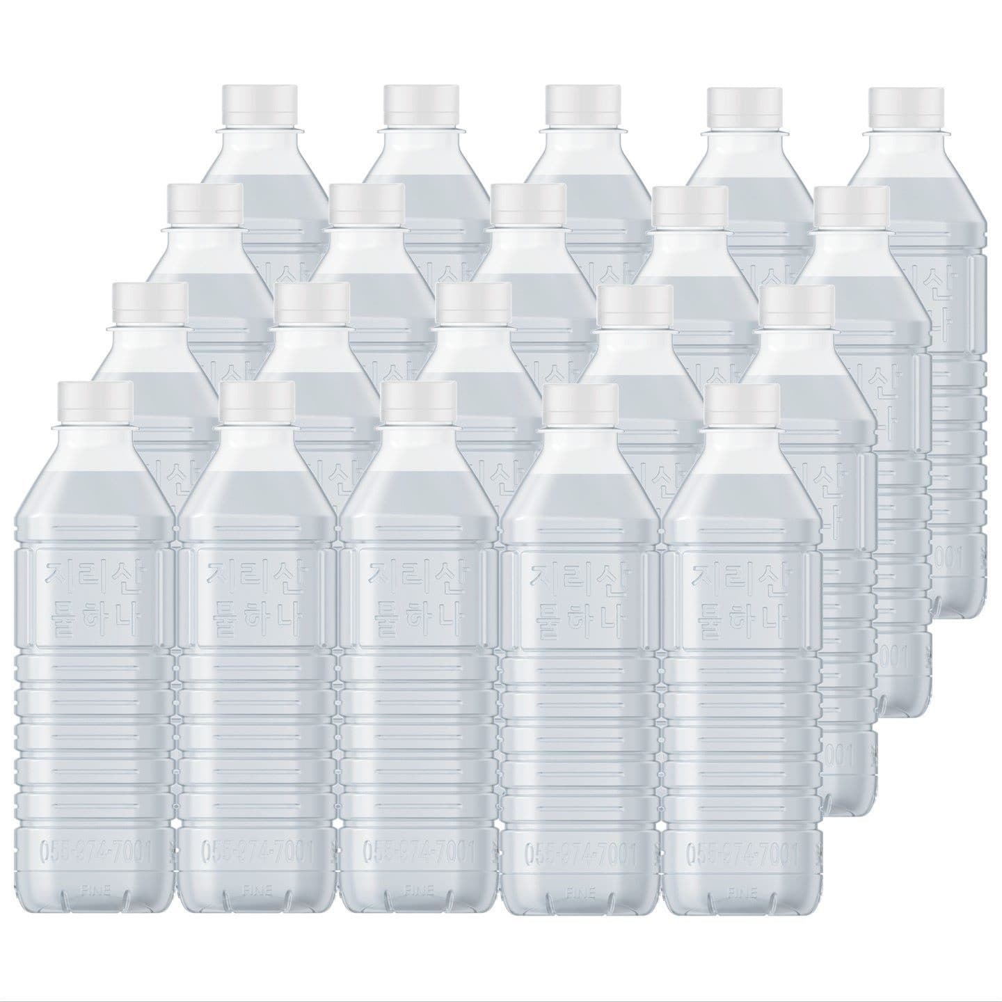 생수 지리산 물하나 무라벨 500ml X 80