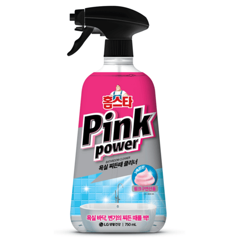 홈스타 핑크파워 욕실 찌든때 클리너 750ml 1개