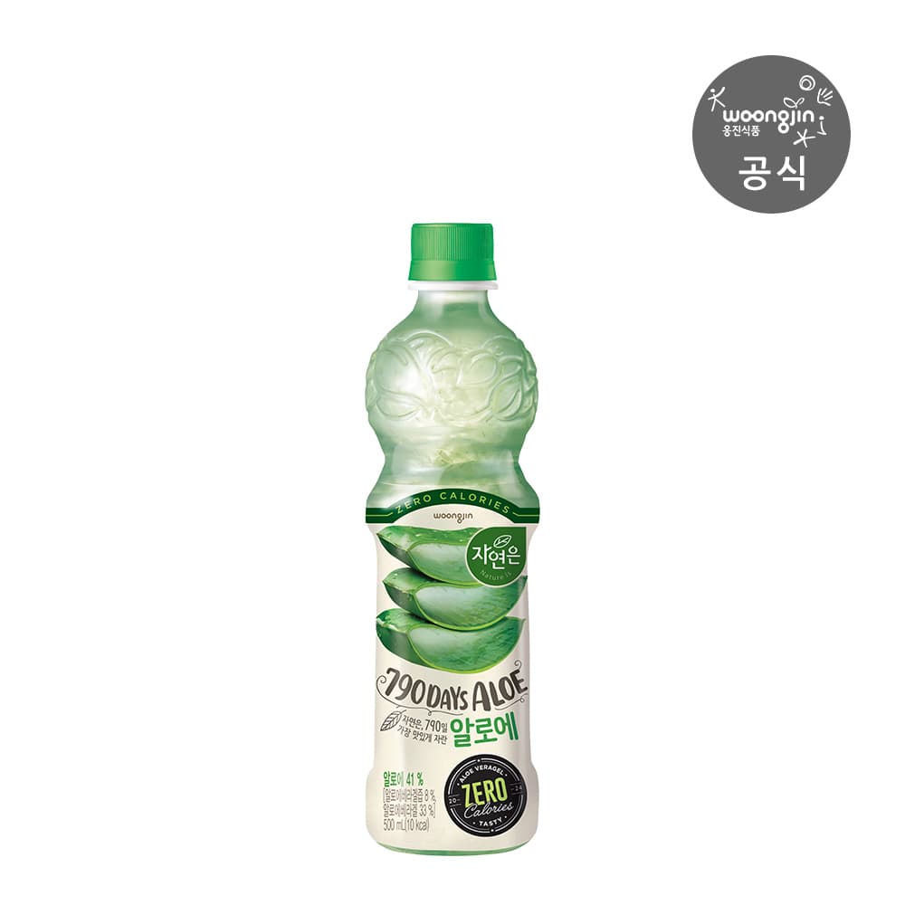 자연은 알로에 제로 500ml 12병