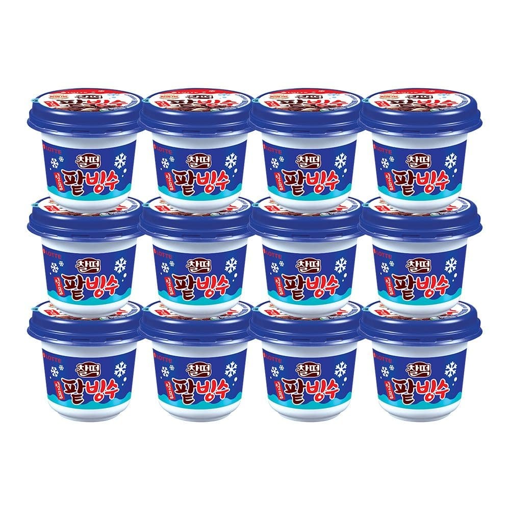 찰떡 일품 팥빙수 아이스크림 240ml 12개입
